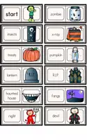 Vista previa - Juegos / Gamificación - Halloween A-Z - Dominoes - página 1