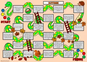 Vorschau - Unterrichtsreihen - Conversation Game AUTUMN (Board Game) - Seite 1