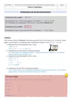 Vorschau - Arbeitsblätter - Schnittpunkte mit den Koordinatenachsen von linearen Funktionen - Seite 1