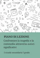 anteprima - Piani di lezione - Confrontare la tragedia e la commedia attraverso autori significativi - Pagina di copertina