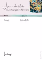 Vorschau - Arbeitsblätter - Pädagogische Konferenz / Schüler - Hilfekonferenz vorbereiten leiten durchführen - Seite 1