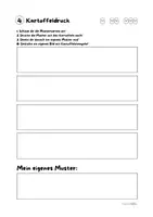 Vorschau - Arbeitsblätter - Station 4: „Kartoffeldruck – Muster kreativ gestalten“ - Seite 1