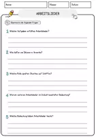 Vorschau - Arbeitsblätter - Arbeitslieder Musik Lesetext mit Richtig Falsch Multiple Choice und Offenen Fragen - Seite 3