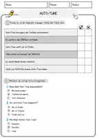 Vorschau - Arbeitsblätter - Auto-Tune Musik Lesetext mit Richtig Falsch Multiple Choice und Offenen Fragen - Seite 2