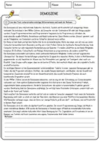Vorschau - Arbeitsblätter - Demoszene Musik Lesetext mit Richtig Falsch Multiple Choice und Offenen Fragen - Seite 1