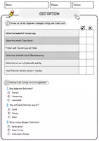 Vorschau - Arbeitsblätter - Distortion Musik Lesetext mit Richtig Falsch Multiple Choice und Offenen Fragen - Seite 2