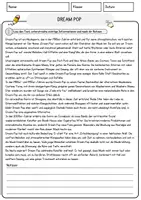 Vorschau - Arbeitsblätter - Musik: Unterrichtsmaterialien Lesetexte & Übungen (MC, R/F, Offen) - Seite 1