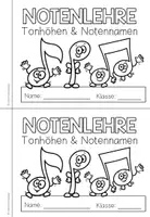Vorschau - Arbeitsblätter - NOTENNAMEN & TONHÖHEN (Notenlehre) - Arbeitsheft - Seite 2