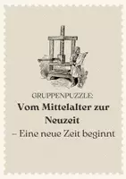 Vorschau - Arbeitsblätter - Vom Mittelalter zur Neuzeit – Eine neue Zeit beginnt (+Differenziertes Material) - Deckblatt