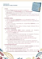 Vorschau - Arbeitsblätter - Merkblatt und Checkliste Gedichtanalyse - Seite 1