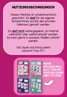 Vorschau - Arbeitsblätter - Kostenlos Rechenmalblätter Ostern Pixelbilder Einmaleins Multiplikation Rechnen und Malen - Seite 1