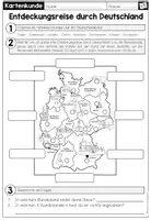 Vorschau - Arbeitsblätter - Die Himmelsrichtungen - Entdeckungsreise durch Deutschland (2-fach differenziert) - Seite 3