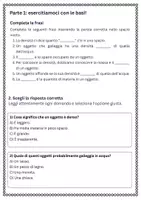 anteprima - Esercizi - Densità e peso specifico: esercizi su esperimenti semplici - Pagina 1