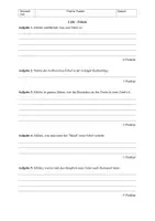 Vorschau - Klassenarbeiten - Klassenarbeit Deutsch Klasse 5 Fabeln 1 - Deckblatt