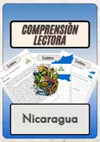Vista previa - Hojas de trabajo - Comprensión lectora – Nicaragua + soluciones con material complementario y banco de palabras - Portada