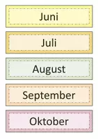 Vorschau - Bildkarten - Jahreskalender - Monate - Seite 2
