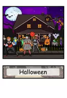 Vorschau - Bildkarten - Halloween Bildkarten / Wortkarten DaZ / Deutsch #huhuhalloween - Seite 1