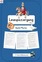 Vorschau - Arbeitsblätter - Lesespaziergang - Sankt Martin (3-fach differenziert) - Deckblatt