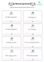 Vorschau - Stundenentwürfe - B1 24 Sprechkarten:Thema: Infinitiv mit zu Kommunikation - Seite 3