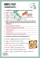 Vorschau - Arbeitsblätter - Simple Past - Irregular Verbs - Seite 2
