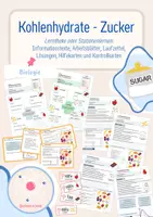 Vorschau - Spiele - Materialpaket - Ernährung / Nährstoffe: Vitamine, Fette, Zucker & Fette - Seite 1