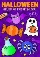 Vorschau - Arbeitsblätter - Gruselige Halloween Prickelbilder - Fensterbilder Prickeln & Malen im Herbst - Deckblatt