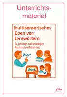 Vorschau - Poster - Multisensorische Wörterübungen - Deckblatt