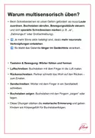 Vorschau - Poster - Multisensorische Wörterübungen - Seite 1