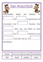 Vorschau - Stundenentwürfe - Sachliche Lückentexte - Tiere der Welt - Seite 2