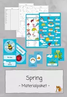 Vorschau - Arbeitsblätter - Spring | Frühling | Englisch | Materialpaket - Deckblatt