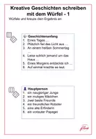Vorschau - Arbeitsblätter - Würfelgeschichte für kreative Geschichtenideen - Seite 1