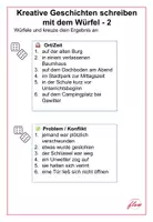 Vorschau - Arbeitsblätter - Würfelgeschichte für kreative Geschichtenideen - Seite 2