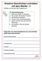 Vorschau - Arbeitsblätter - Würfelgeschichte für kreative Geschichtenideen - Seite 3