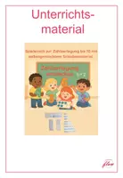 Vorschau - Mal- und Bastelvorlagen - Schiebematerial zur Zahlzerlegung bis 10 - Deckblatt