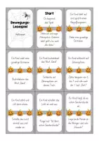 Vorschau - Spiele - Halloween - Bewegungs-Lesespiel (Zuhören und Beobachten) - Seite 3
