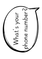 Vorschau - Arbeitsblätter - Class interview: numbers (phone numbers) - Seite 3