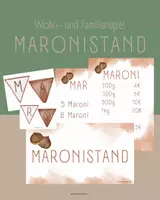 Vorschau - Mal- und Bastelvorlagen - Wohn- und Familienspiel MARONISTAND - Deckblatt