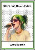 Vorschau - Arbeitsblätter - Stars & Role Models – Wordsearch (Englisch, Klasse 6–8, A2–B1) - Deckblatt