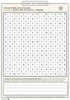 Vorschau - Arbeitsblätter - Stars & Role Models – Wordsearch (Englisch, Klasse 6–8, A2–B1) - Seite 1
