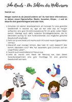 Vorschau - Arbeitsblätter - Gedankenexperiment - Schleier des Nichtwissens (John Ralws) - Seite 2