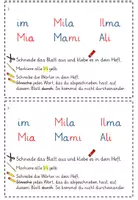 Vorschau - Arbeitsblätter - Abschreibtraining passend zum Lehrwerk von Klett - Niko 1 (Grundschrift) - Seite 3