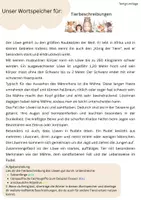 Vorschau - Arbeitsblätter - Wortspeicher Tierbeschreibungen - Seite 3