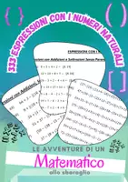 anteprima - Esercizi - 333 ESPRESSIONI CON I NUMERI NATURALI - Pagina di copertina