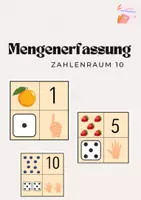 Vorschau - Stationenlernen - Mengenerfassung - Zahlenraum 10 - Deckblatt