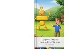 anteprima - Materiale di supporto/inclusione - 🍬 La Magia della Divisione: Un'Avventura da Leggere! 🍬 - Pagina di copertina