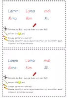Vorschau - Arbeitsblätter - Abschreibtraining passend zum Lehrwerk von Klett - Niko 1 (Druckschrift) - Seite 2
