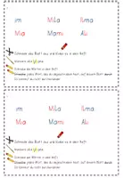 Vorschau - Arbeitsblätter - Abschreibtraining passend zum Lehrwerk von Klett - Niko 1 (Druckschrift) - Seite 3