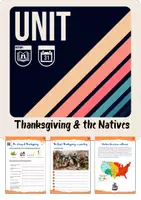 Aperçu - Préparation de séquence / Séquence complète - THANKSGIVING AND THE NATIVES : séquence anglais 4e - Page de couverture