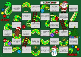 Vorschau - Unterrichtsreihen - Conversation Game CHRISTMAS (Board Game) - Seite 1