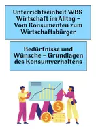 Vorschau - Arbeitsblätter - Materialpaket - WBS Wirtschaft im Alltag - SOFORT einsatzbereit 💡 - Seite 1